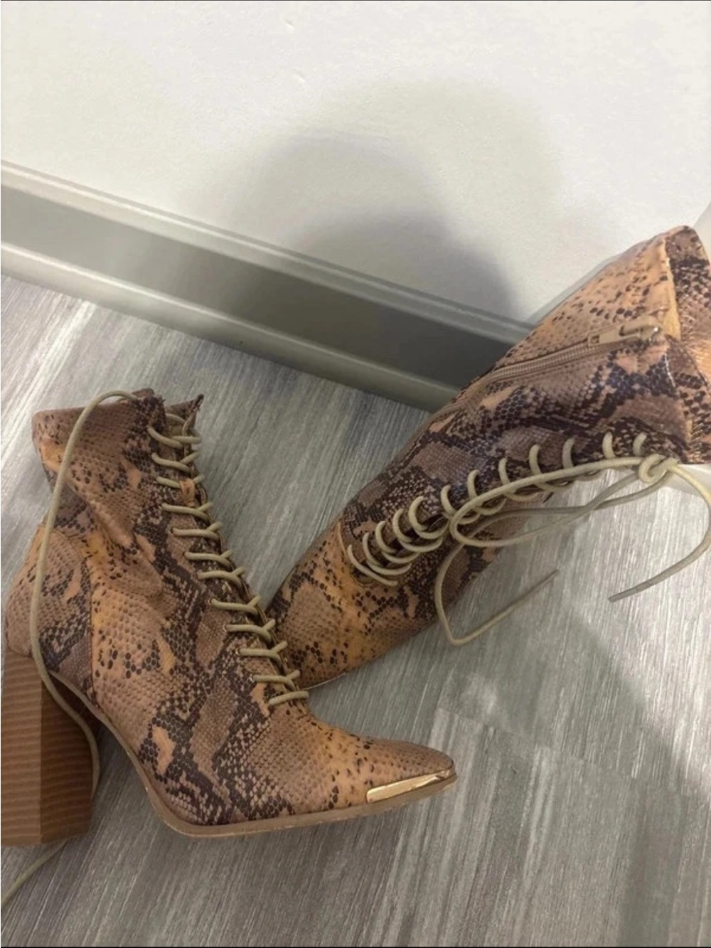 Snakeskin Boots